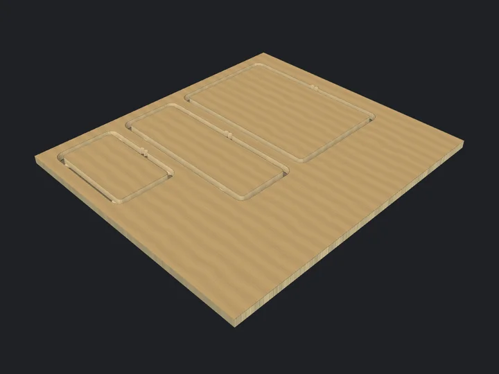 Parametric Box Panels: a 3D preview of the cut